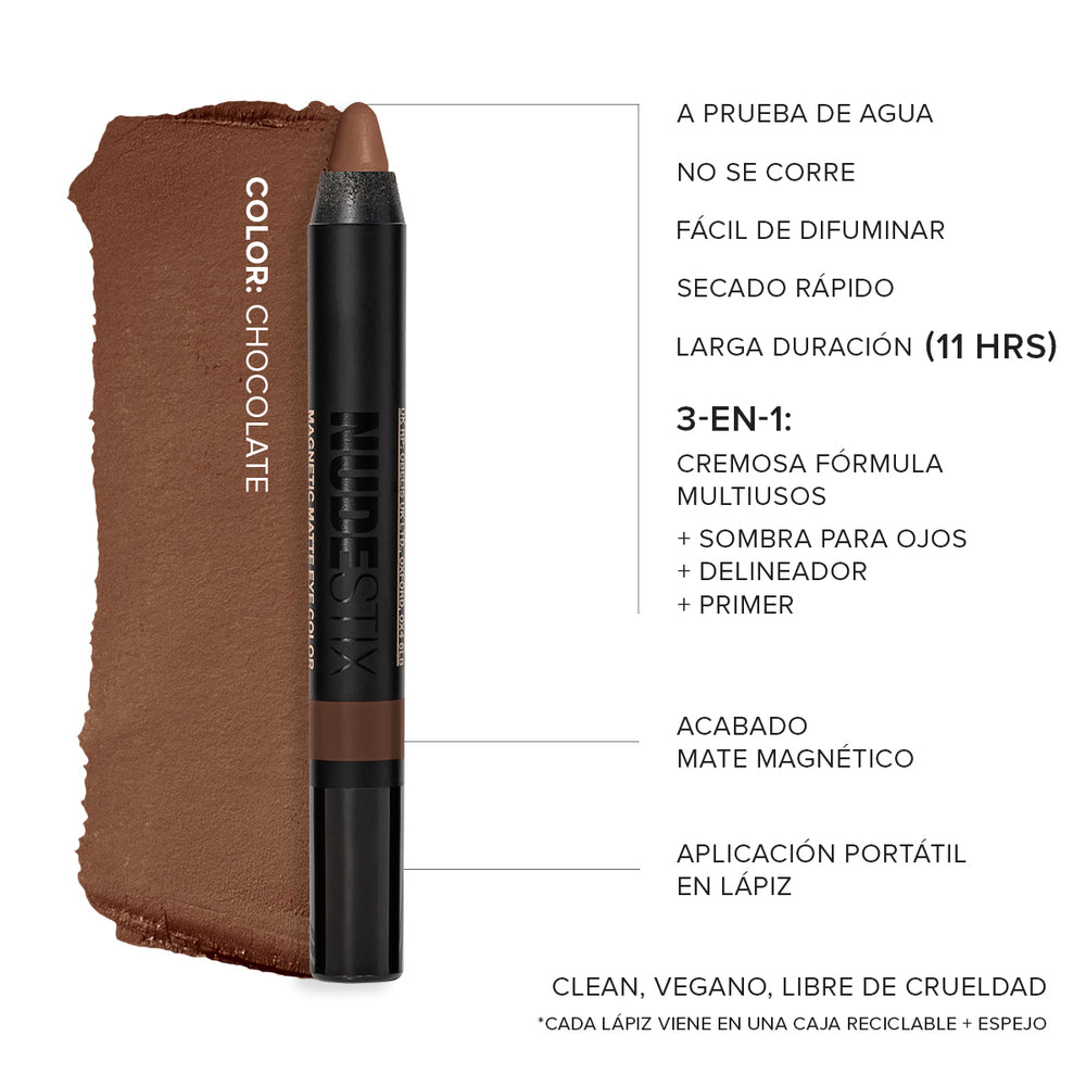 MAGNETIC MATTE EYE COLOR-MAGNETIC MATTE EYE COLOR - CHOCOLATE