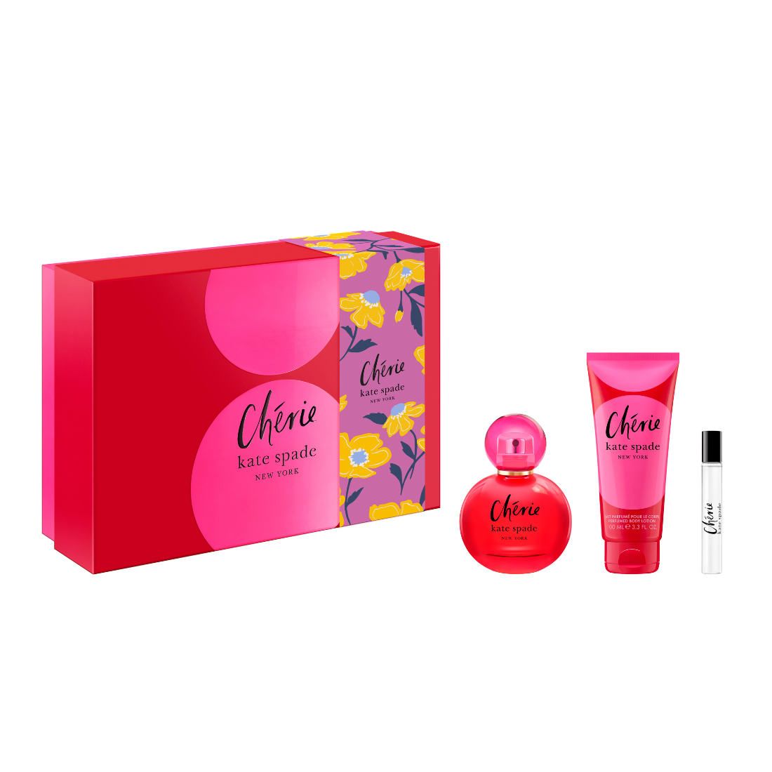 CHERIE EDP 100ML + PERFUMERO 7.5ML + BODY LOTION 100ML