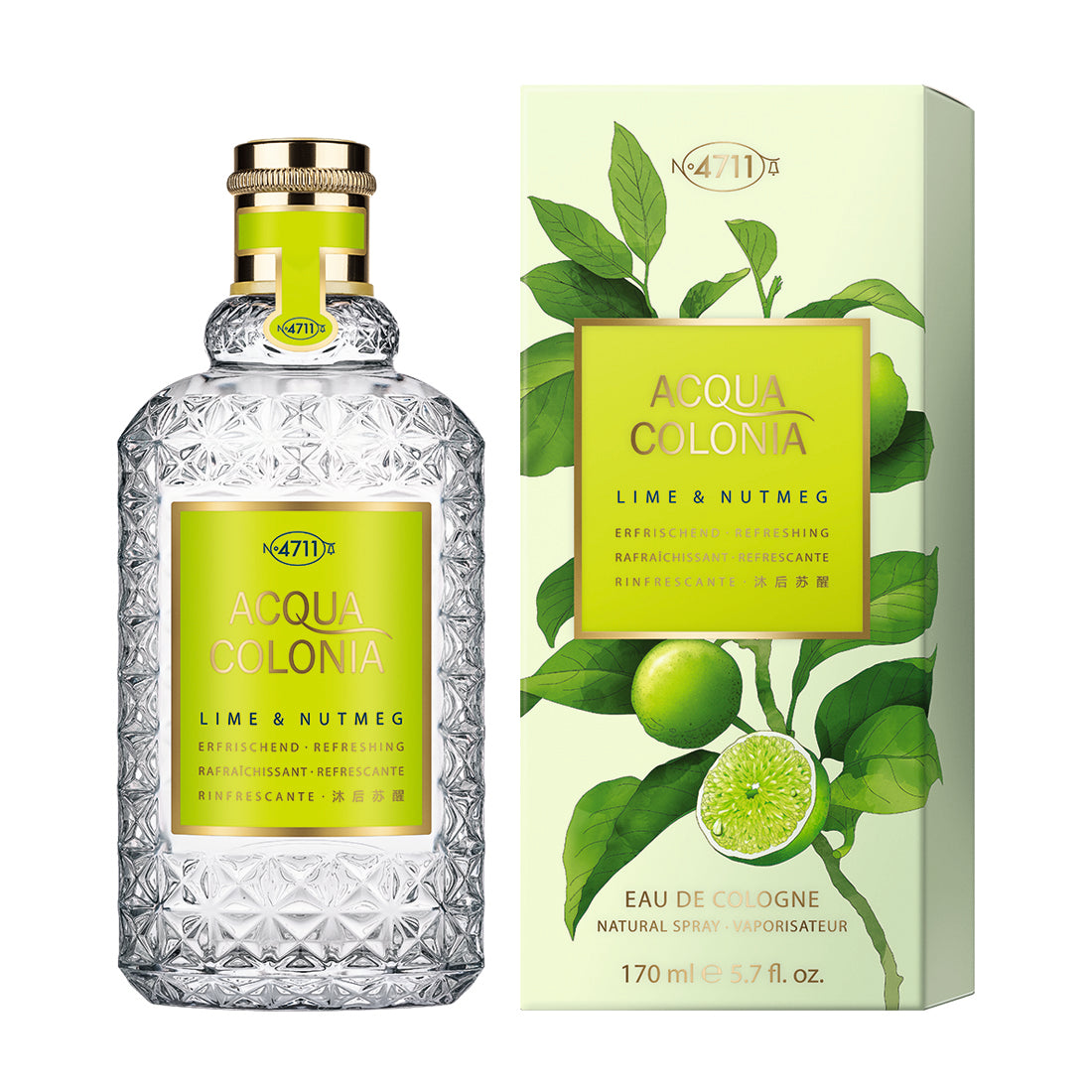 ACQUA COLONIA LIMA Y NUEZ MOSCADA EDC 170ML