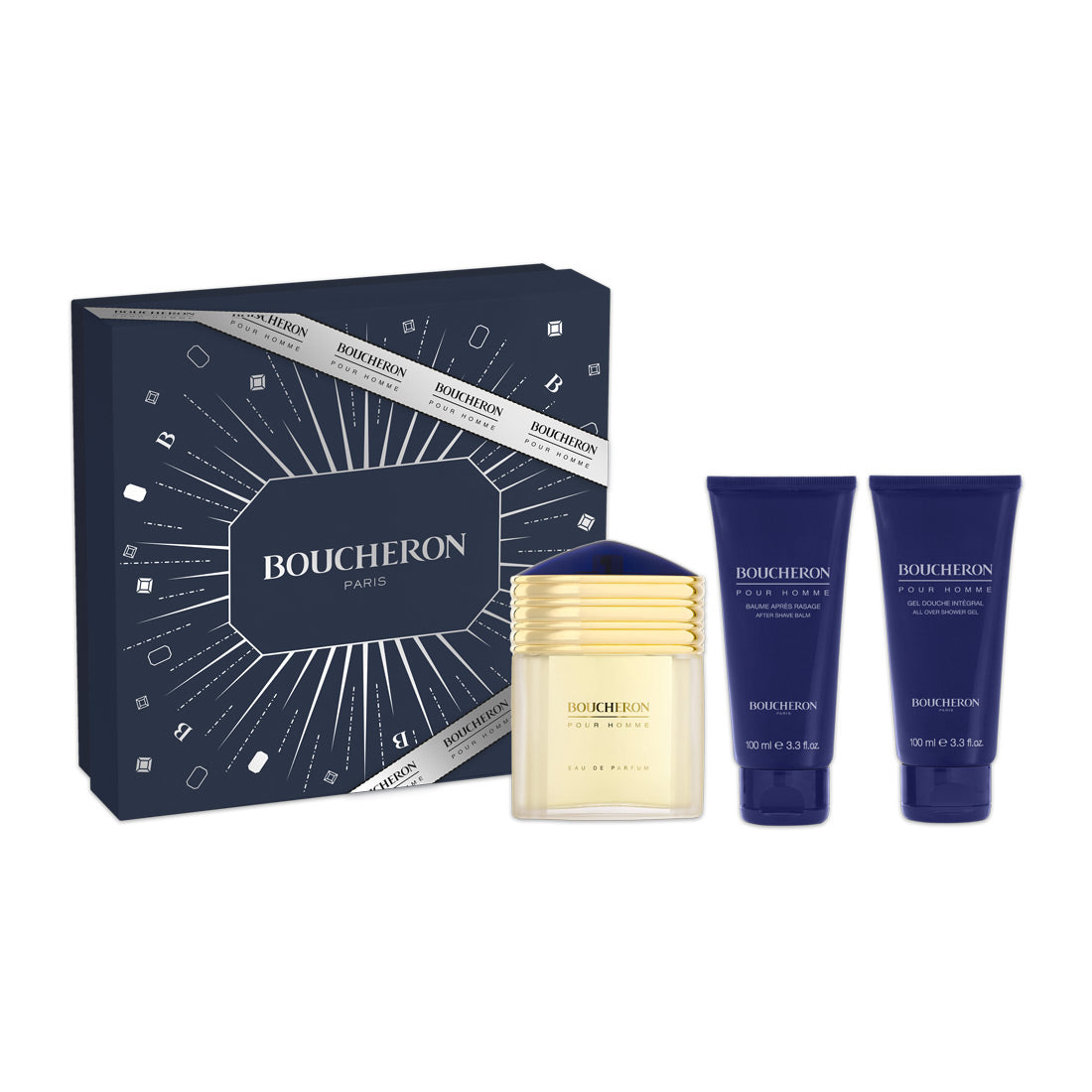 BOUCHERON HOMME EDP 100ML + AFTER SHAVE + SHOWER GEL