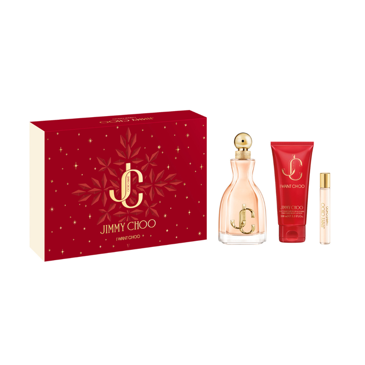 I WANT CHOO EDP 100ML + BODY LOTION + TRAVEL SPRAY