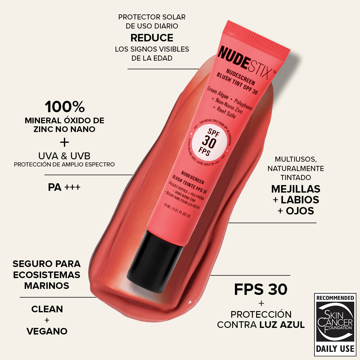 NUDESCREEN BLUSH-NUDESCREEN BLUSH - STRAWBERRY SUNBURST
