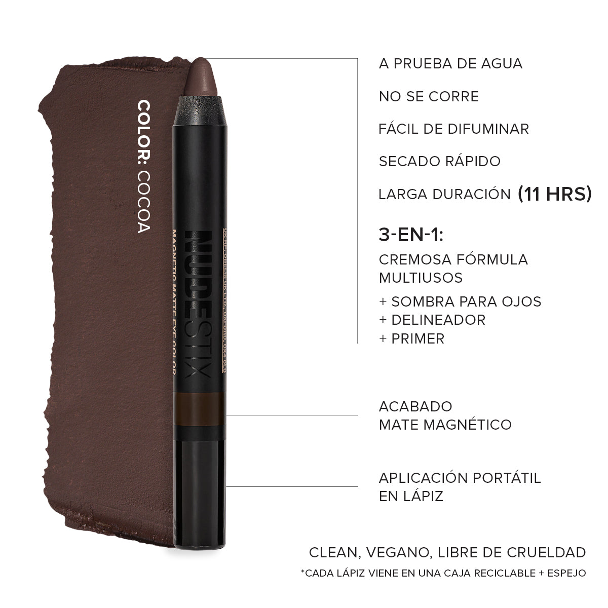 MAGNETIC MATTE EYE COLOR-MAGNETIC MATTE EYE COLOR - COCOA