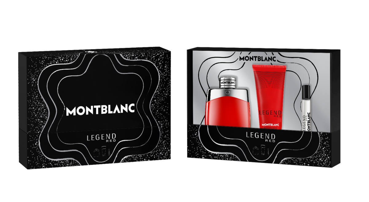 Set Montblanc Legend Red Edp 100ml + Shower Gel 100ml + Edp 7.5ml
