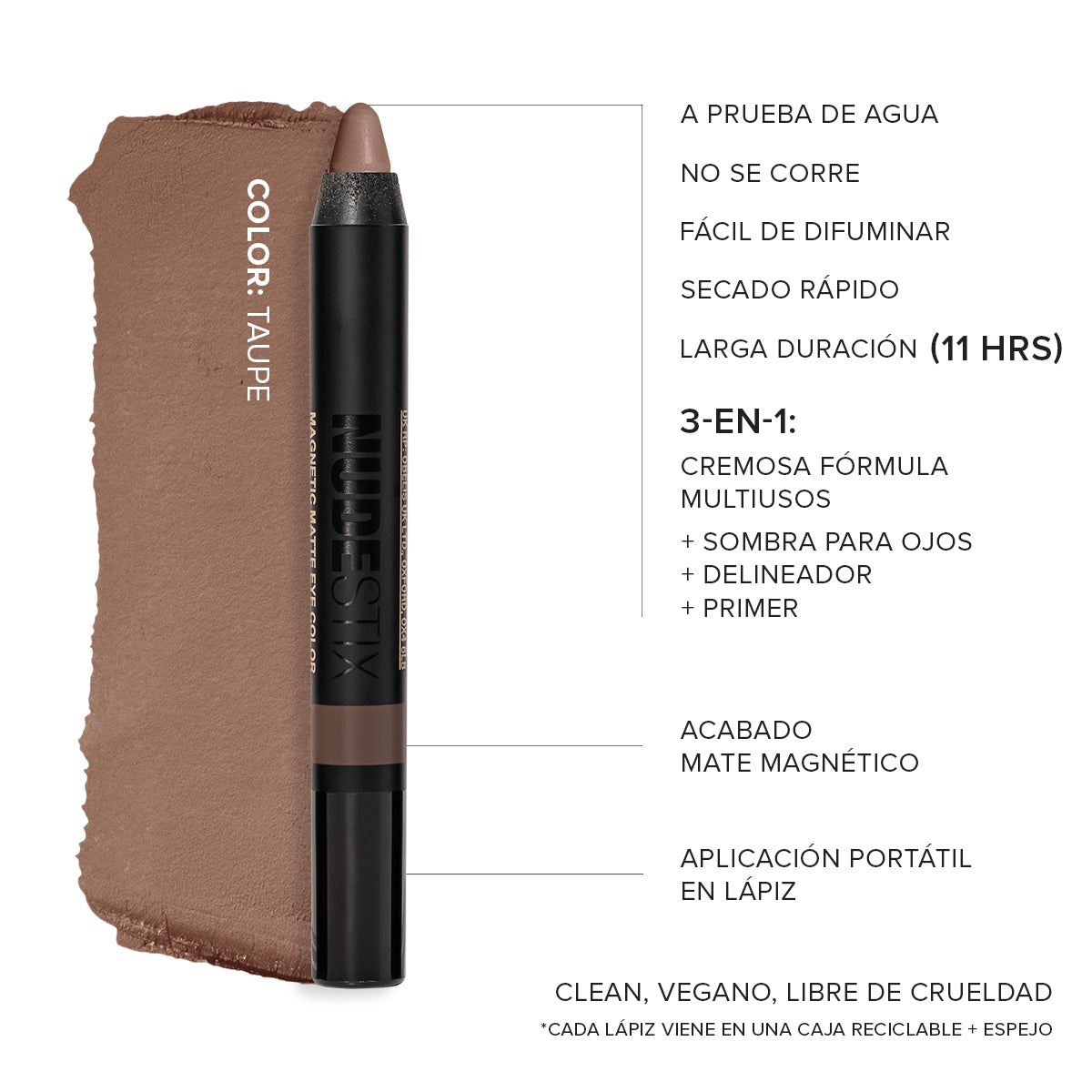 MAGNETIC MATTE EYE COLOR-MAGNETIC MATTE EYE COLOR - TAUPE
