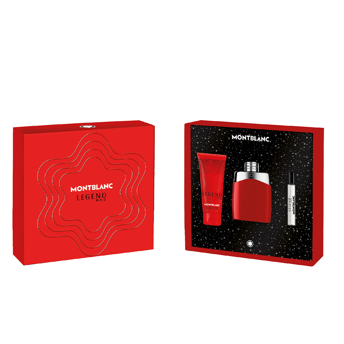 Set Montblanc Legend Red Edp 100ml + Shower Gel 100ml + Edp 7.5ml